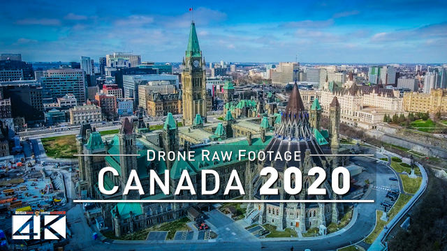 【4K】Drone RAW Footage | This is CANADA 2020 | Montreal Ottawa Quebec and More | UltraHD Stock Video