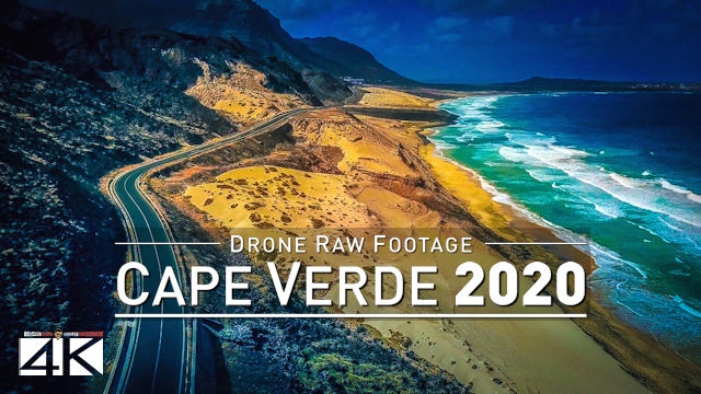 【4K】Drone RAW Footage | This is CAPE VERDE 2020 | São Vicente Mindelo and More | UltraHD Stock Video