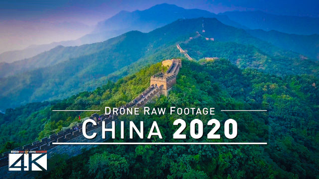 【4K】Drone RAW Footage | This is the GREAT WALL CHINA 2020 | Mutianyu Jinshanling UltraHD Stock Video