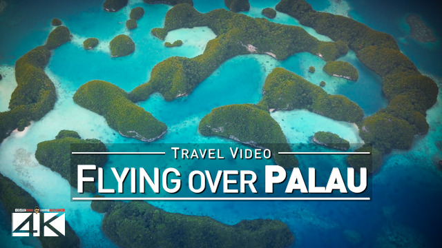 【4K】Flying over Palau | 2020 | Cessna Smile Air | Rock Islands Jellyfish Lake | UltraHD Travel Video