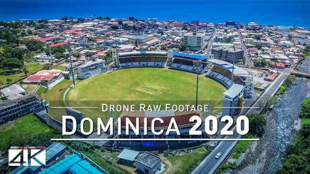 【4K】Drone RAW Footage | This is DOMINICA 2020 | Caribbean | Roseau and More | UltraHD Stock Video