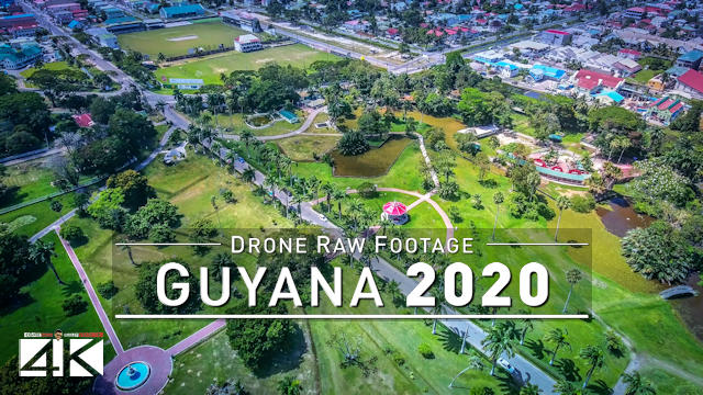 【4K】Drone RAW Footage | This is GUYANA 2020 | Georgetown | UltraHD Stock Video