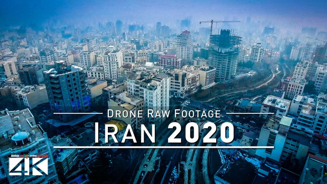【4K】Drone RAW Footage | This is IRAN 2020 | Tehran | Tochal Ski Resort | UltraHD Stock Video