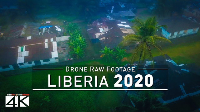 【4K】Drone RAW Footage | This is LIBERIA 2020 | Capital City Monrovia | UltraHD Stock Video