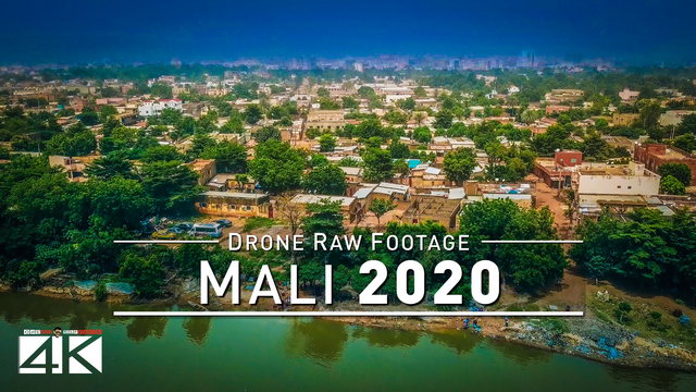 【4K】Drone RAW Footage | This is MALI 2020 | Capital City Bamako | UltraHD Stock Video