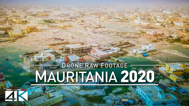 【4K】Drone RAW Footage | This is MAURITANIA 2020 | Capital City Nouakchott | UltraHD Stock Video