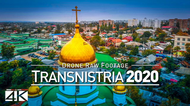 【4K】Drone RAW Footage | This is TRANSNISTRIA 2020 | Tiraspol | Moldova | UltraHD Stock Video