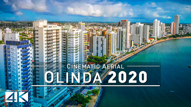【4K】Historic City of OLINDA from Above - BRAZIL 2020 | Cinematic Aerial Film
