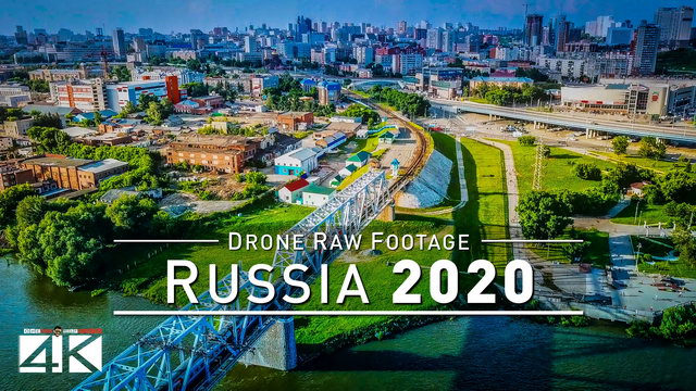 【4K】Drone RAW Footage | This is RUSSIA 2020 | Novosibirsk | Sibiria and More | UltraHD Stock Video