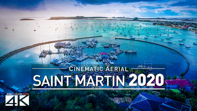 【4K】SAINT MARTIN from Above 2020 | Capital City Marigot | Cinematic Wolf Aerial™ Drone Film