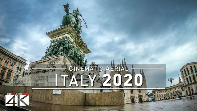 【4K】Northern ITALY from Above 2020 | Rimini | San Siro Milan | Cinematic Wolf Aerial™ Drone Film | 542