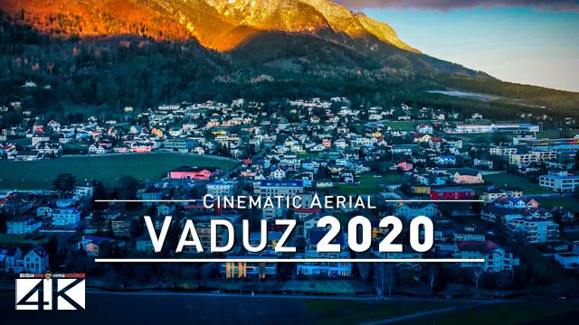 【4K】Vaduz from Above - Capital of LIECHTENSTEIN 2020 | Cinematic Wolf Aerial™ Drone Film