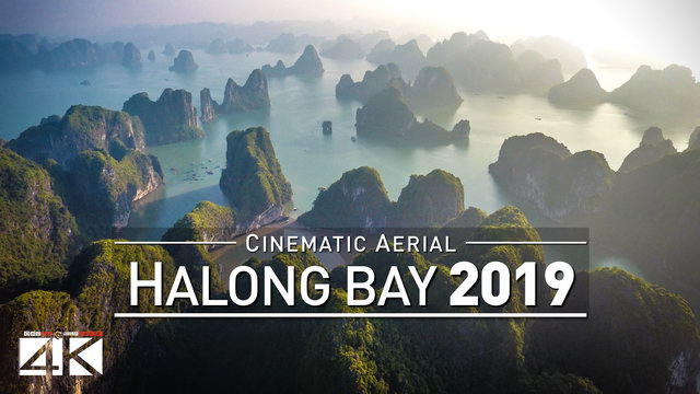 【4K】Drone Footage | HALONG BAY ..:: Vietnams Natural Wonder of the World 2019