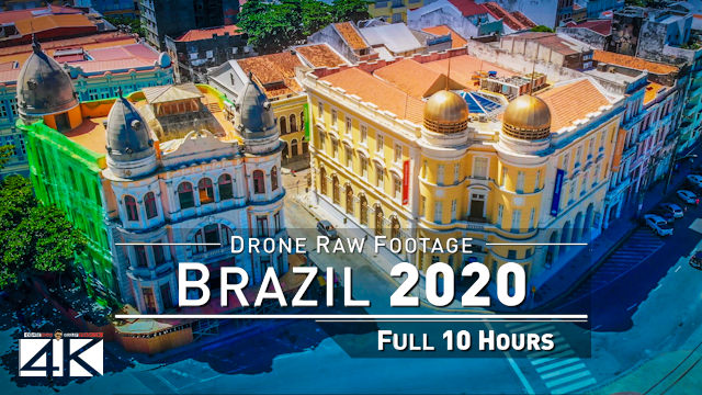 【4K】Drone RAW Footage | This is NORTHEAST BRAZIL 2020 | Natal Recife Joao Pessoa UltraHD Stock Video