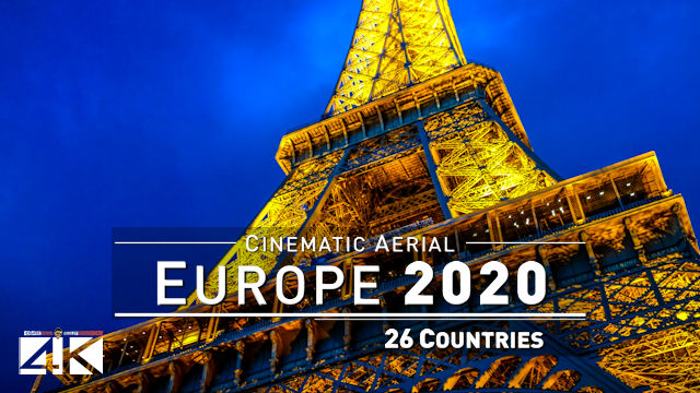 【4K】The Beauty of EUROPE 2020 | 26 Countries from Above | Cinematic Wolf Aerial™ Drone Film