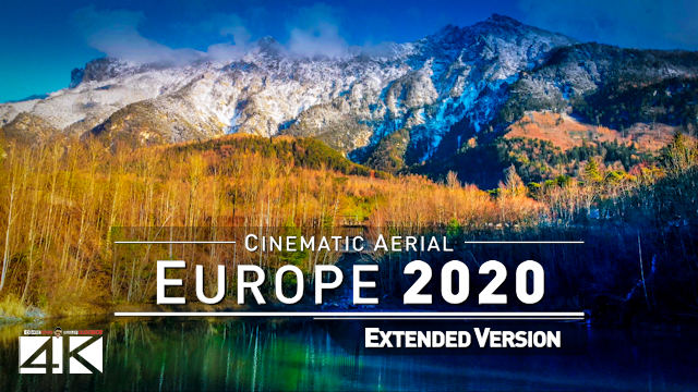 【4K】26 Countries of Beautiful EUROPE from Above 2020 | Cinematic Wolf Aerial™ Drone Film