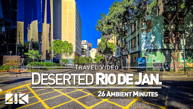 【4K】Virtual Walking Tour | LOCKOUT Rio de Janeiro | Corona Virus Ghost Town | 2020-03-29