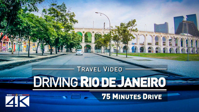 【4K】Driving through Rio de Janeiro (Brazil) | 2020