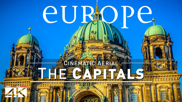 【4K】16 Capitals of EUROPE from Above | Cinematic Wolf Aerial™ Drone Film