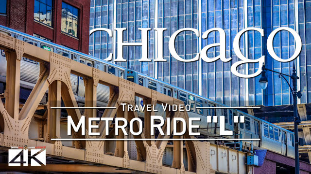 【4K】Riding the L in 2x Speed | Chicago, Illinois | The Loop to Western CTA | UltraHD Travel Video