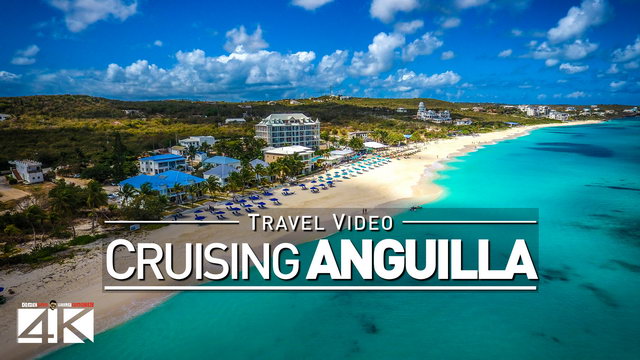 【4K】Footage | Sailing from SAINT-MARTIN to ANGUILLA ..:: Caribbean 2017