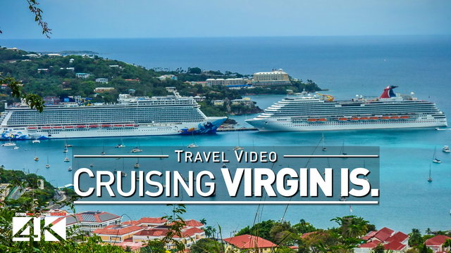 【4K】Footage | Boating from AMERICAN VIRGIN ISLANDS to BVI ..:: Caribbean 2017