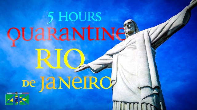 【4K】5 HOURS | Quarantine in Rio de Janeiro - BRAZIL 2020 | Cinematic Wolf Aerial™ Drone Film