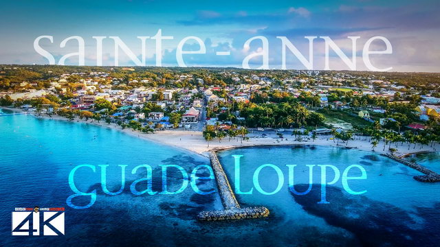 【4K】Sunrise in Sainte-Anne from Above - GUADELOUPE 2020 | Cinematic Wolf Aerial™ Drone Film
