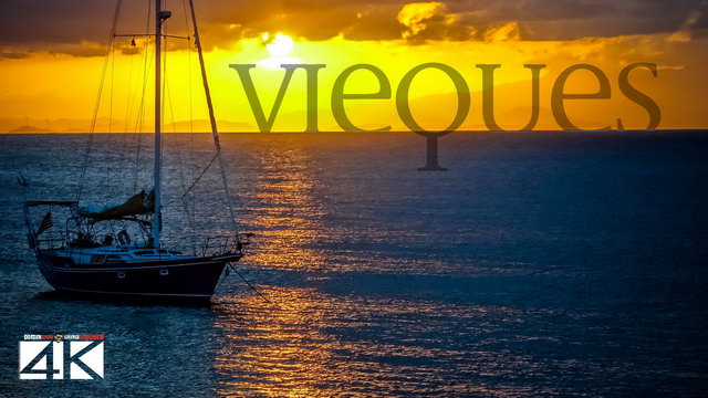 【4K】Sunset in Vieques from Above - PUERTO RICO 2020 | Cinematic Wolf Aerial™ Drone Film