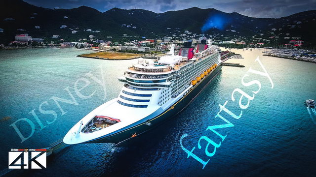 【4K】CRUISE SHIPS from Above | Disney Fantasy & Norwegian Escape 2020 | BVI | Cinematic Wolf Aerial™