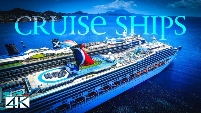 【4K】6 Cruise Ships from Above - CARIBBEAN 2020 | Cinematic Wolf Aerial™ Drone Film