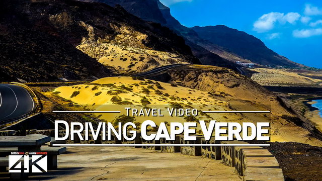 【4K】30 MINUTES | Driving São Vicente (Cape Verde) on a Motorbike | 2020 | Mindelo | UltraHD Video