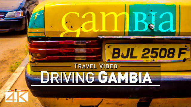 【4K】15 MINUTES | Driving The Gambia (West Africa) | 2020 | Banjul | Serekunda | UltraHD Video