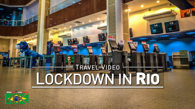 【4K】Virtual Walking Tour | LOCKDOWN Rio de Janeiro | Current Situation Corona Virus | Mid May 2020