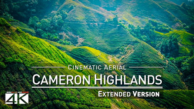 【4K】Drone Relax Travel Video | CAMERON HIGHLANDS ..:: Malaysias Natural Wonder 2019