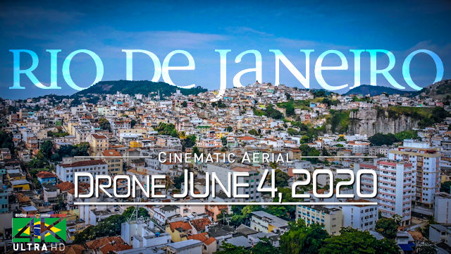 【4K】Lockdown of Rio de Janeiro »1 Hour | BRAZIL | June 4, 2020 | Cinematic Wolf Aerial™ Drone Film