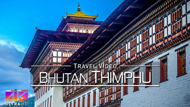 【4K】Virtual Walking Tour | Visiting Thimphu (Capital of Bhutan) | 2020 | UltraHD Travel Video