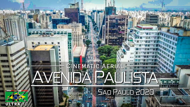 【4K】Avenida Paulista from Above - BRAZIL 2020 | Sao Paulo | Cinematic Wolf Aerial™ Drone Film