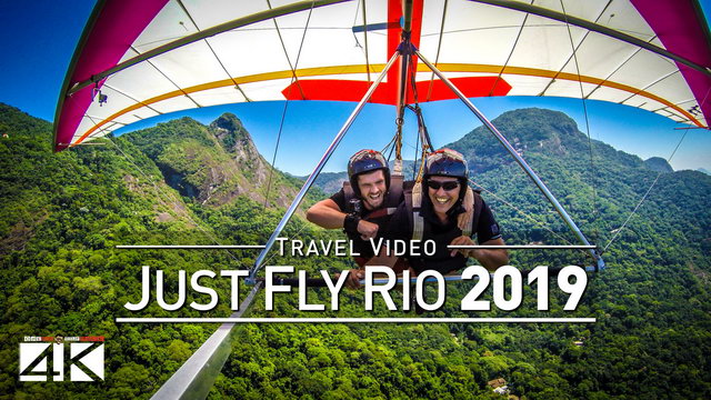 【4K】Drone Footage | JUST FLY RIO ..:: Hang Gliding in Rio de Janeiro 2019