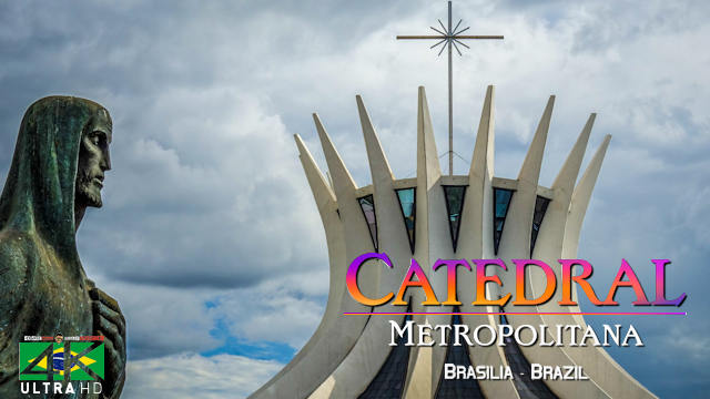 【4K】SIGHTSEEING: «Catedral Metropolitana de Brasília» | Brazil 2020 | UltraHD Travel Video