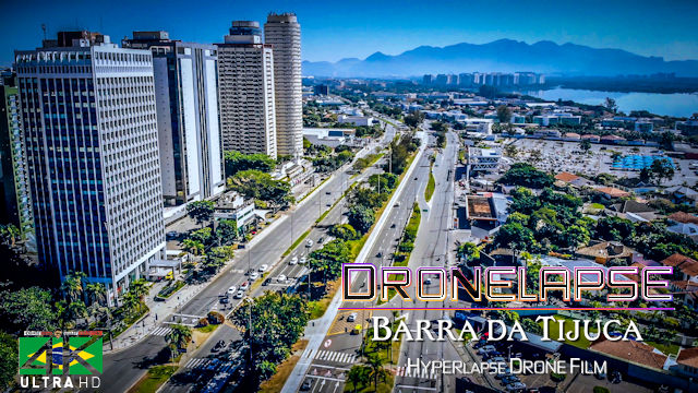【4K】DRONELAPSE FILM: «Barra da Tijuca (Rio)» Brazil 2020 | Ultra HD