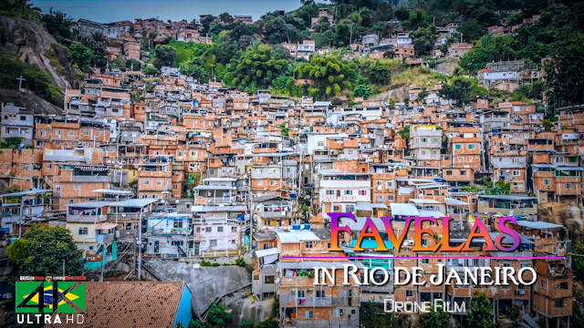 【4K】30 MIN DRONE FILM: «Favelas of Rio de Janeiro» Ultra HD