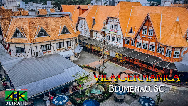 【4K】Vila Germanica from Above - BRAZIL 2020 | Blumenau, SC | Cinematic Wolf Aerial™ Drone Film