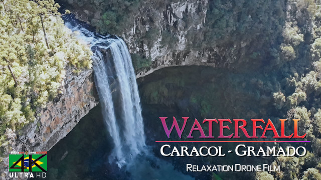 【4K】Caracol Falls from Above - BRAZIL 2020 | Canela, RS | Cinematic Wolf Aerial™ Drone Film