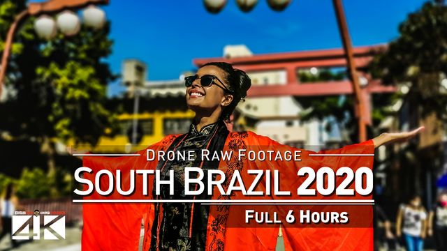 【4K】Drone RAW Footage | This is SOUTH BRAZIL 2020 | Rio Grande do Sul SC Parana UltraHD Stock Video