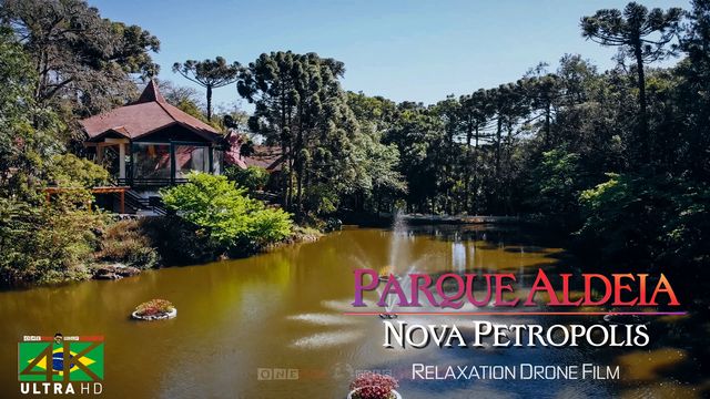 【4K】Parque Aldeia do Imigrante from Above - BRAZIL 2020 | Nova Petropolis, RS Cinematic Wolf Aerial™