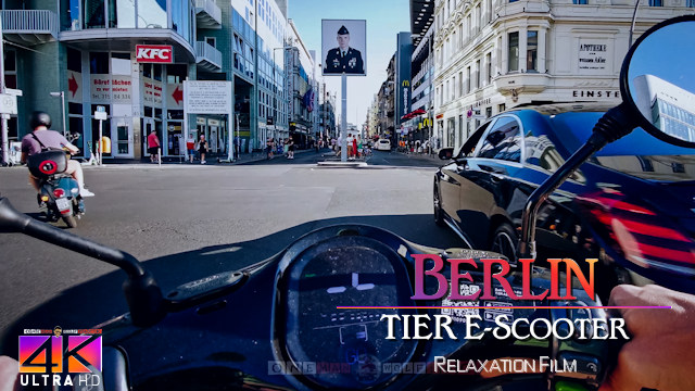 【4K】3.5 HOUR RELAXATION FILM: «Driving e-Scooter in Berlin (Germany)» Ultra HD (2160p Ambient TV)