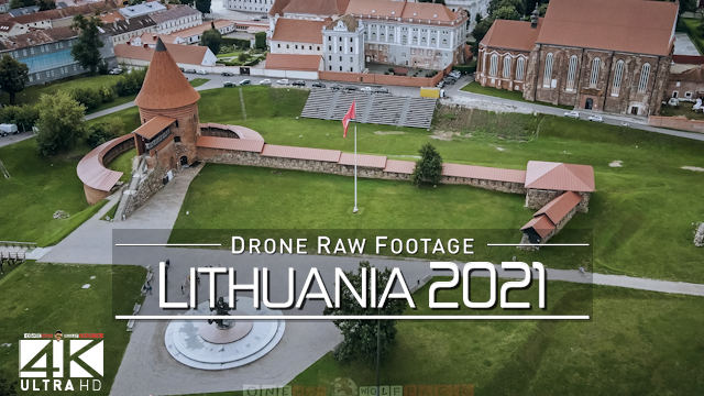 【4K】Drone RAW Footage | This is LITHUANIA 2021 | Vilnius Kaunas Klaipeda | UltraHD Stock Video