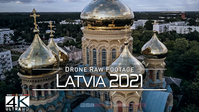 【4K】Drone RAW Footage | This is LATVIA 2021 | Riga Leukadijas Liepaja Gaujas | UltraHD Stock Video
