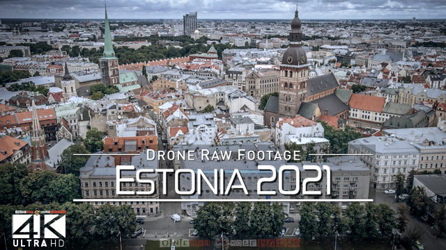 【4K】Drone RAW Footage | This is ESTONIA 2021 | Tallinn and More | UltraHD Stock Video